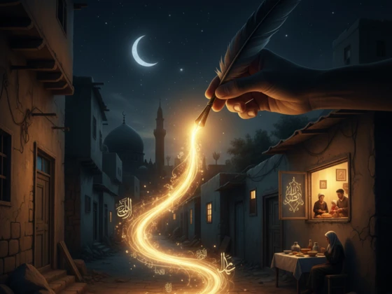 التكافل الأدبي: حين يكون القلم رغيفاً.. كيف يكتب الكاتب عن آلام الفقراء في رمضان؟